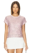 Generation Love Kai Sequin Top In Pink
