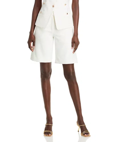 Generation Love Katina Crepe Bermuda Shorts In White