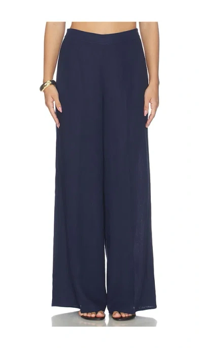 Generation Love Kelela Linen Pants In Blue