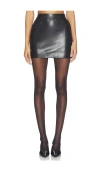 Generation Love Kendra Vegan Leather Skirt In Black