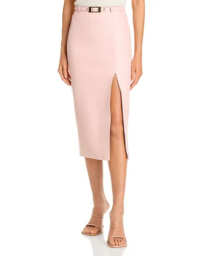 Generation Love Kiva Faux Leather Skirt In Angelic Pink