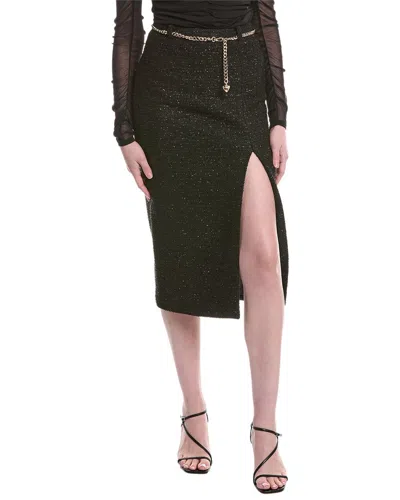 Generation Love Kiva Tweed Midi Skirt In Green