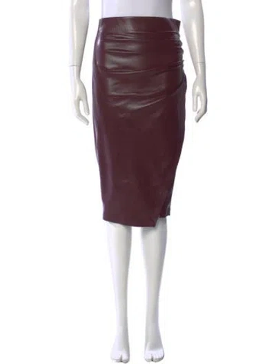 Pre-owned Generation Love Knee-length Skirt In Burgundy