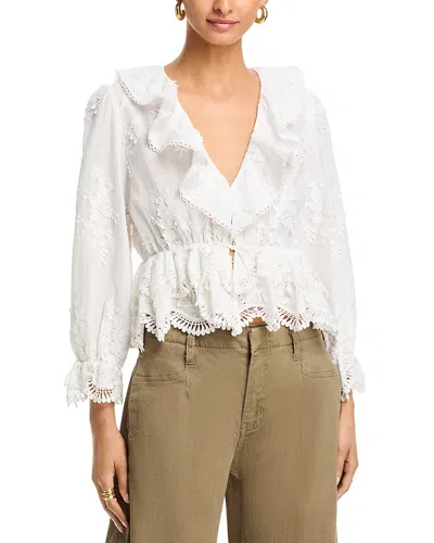 Generation Love Kylie 3d Voile Blouse - Exclusive In White