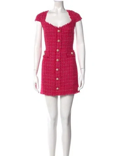 Pre-owned Generation Love Lace Pattern Mini Dress In Pink