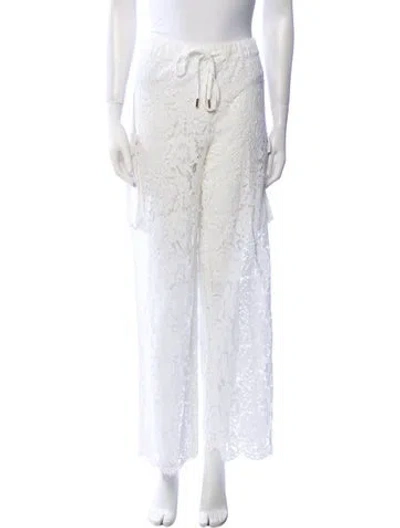 Pre-owned Generation Love Lace Wide Leg Pants W/ Tags In White