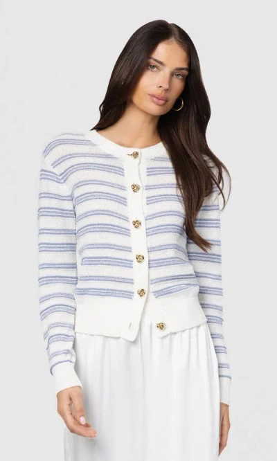 Generation Love Laurel Stripe Cardigan In Multi