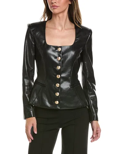 Generation Love Lavena Vegan Leather Jacket In Transparent