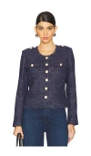 Generation Love Lenna Tweed Jacket In Navy