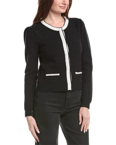 Generation Love Leonora Cardigan In Transparent