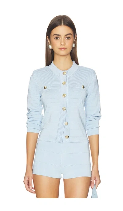 Generation Love Lilla Bandage Cardigan In Blue
