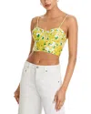 Generation Love Linda Bra Top In Yellow