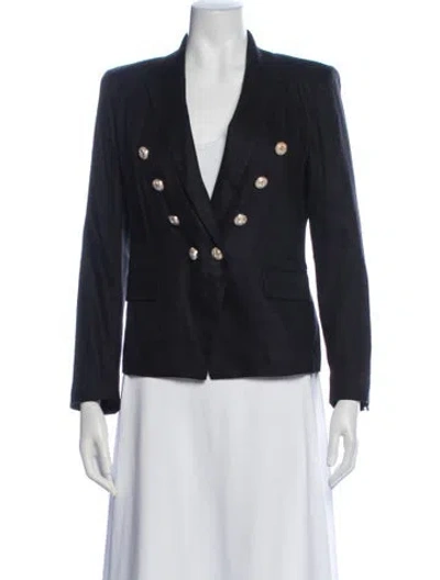 Pre-owned Generation Love Linen Blazer In Blue