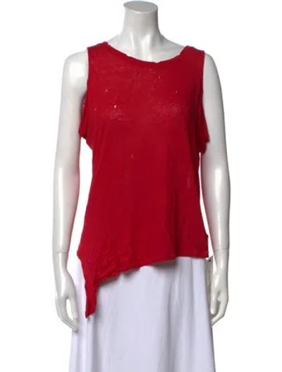 Pre-owned Generation Love Linen Scoop Neck Top