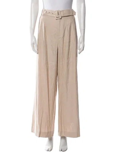 Pre-owned Generation Love Linen Wide Leg Pants In Neutral