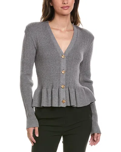 Generation Love Lirio Pointelle Cardigan In Gray