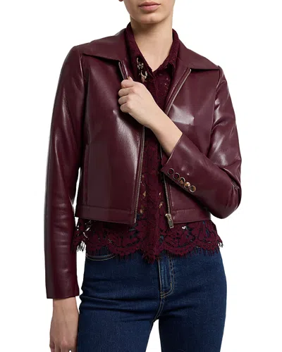 Generation Love Lola Faux Leather Jacket In Brown