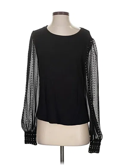 Pre-owned Generation Love Long Sleeve Blouse In Black