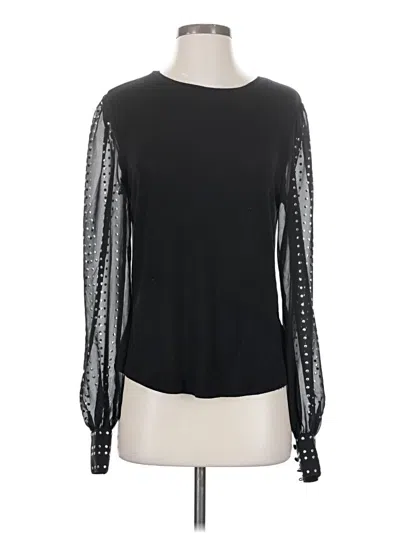 Pre-owned Generation Love Long Sleeve Blouse In Black