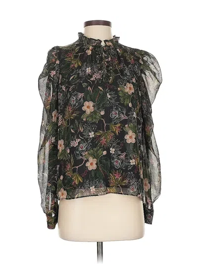 Pre-owned Generation Love Long Sleeve Blouse In Green