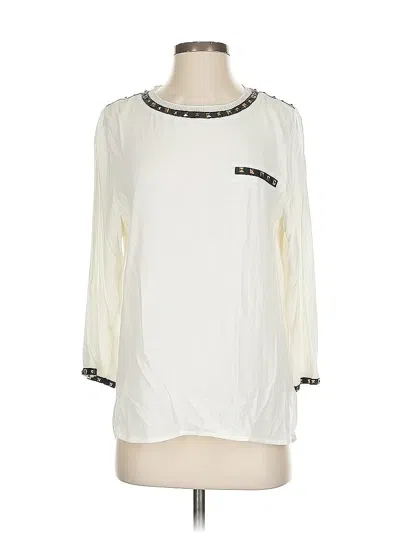 Pre-owned Generation Love Long Sleeve Blouse In Ivory