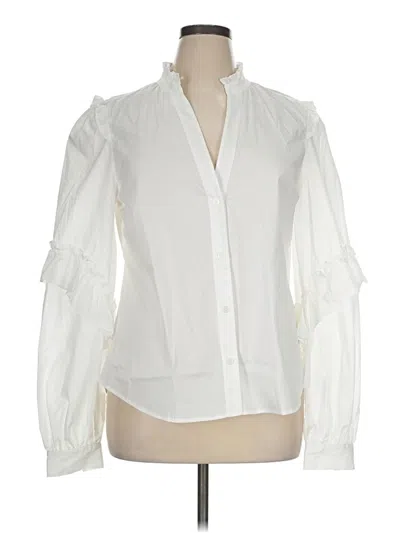 Pre-owned Generation Love Long Sleeve Blouse In Ivory
