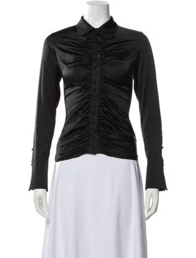 Pre-owned Generation Love Long Sleeve Blouse W/ Tags In Gray