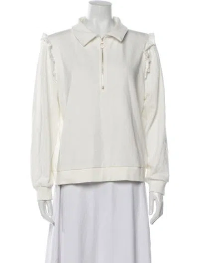 Pre-owned Generation Love Long Sleeve Sweatshirt In Neutrals/white