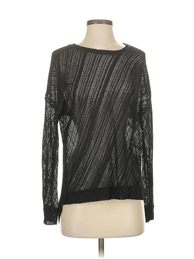 Pre-owned Generation Love Long Sleeve Top Black Crew Neck Tops