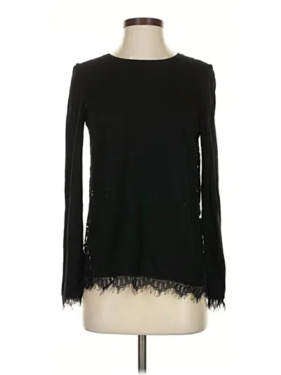 Pre-owned Generation Love Long Sleeve Top Black Crew Neck Tops