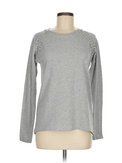Pre-owned Generation Love Long Sleeve Top Gray Crew Neck Tops