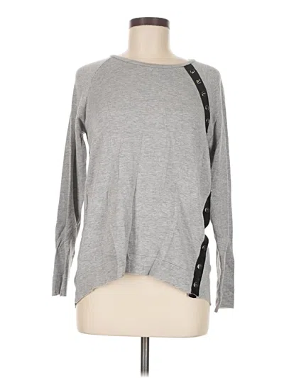 Pre-owned Generation Love Long Sleeve Top Gray Crew Neck Tops