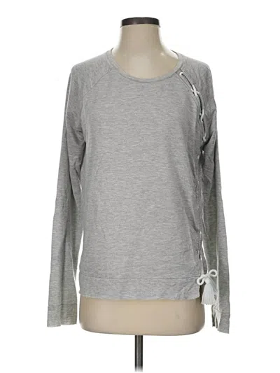 Pre-owned Generation Love Long Sleeve Top Gray Crew Neck Tops