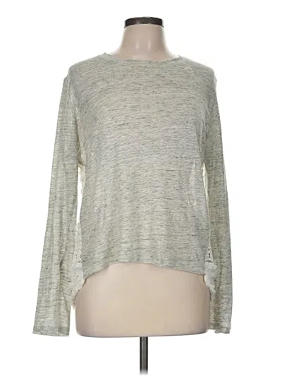 Pre-owned Generation Love Long Sleeve Top Gray Crew Neck Tops