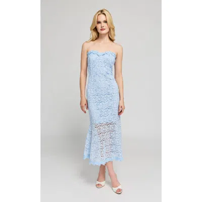 Generation Love Makaia Two Tone Lace Dress In Blue