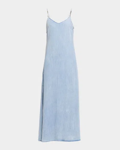 Generation Love Marcella Denim Maxi Dress In Blue