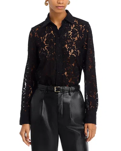 Generation Love Marcello Lace Shirt In Black