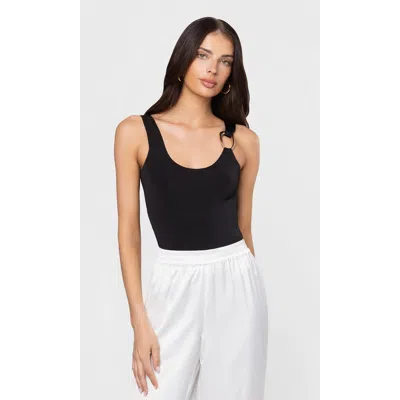 Generation Love Marius Sheen Jersey Bodysuit In Black