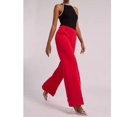 Generation Love Mavis High Waisted Pants In Rouge In Red