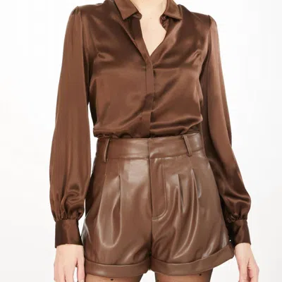 Generation Love Maxwell Blouse In Brown
