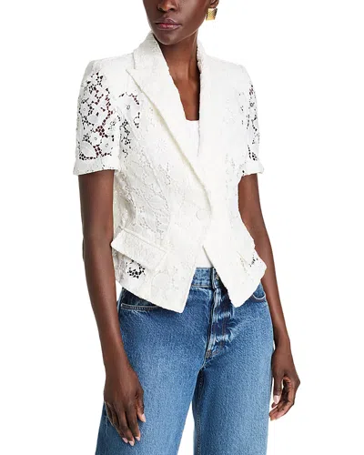 Generation Love Melbourne Lace Blazer In White