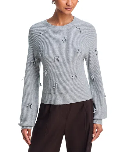 Generation Love Melia Bow Sweater In Gray