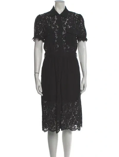 Pre-owned Generation Love Midi Length Dress In Black