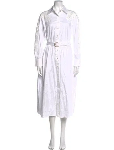 Pre-owned Generation Love Midi Length Dress W/ Tags In White