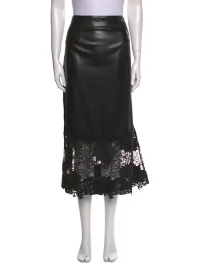 Pre-owned Generation Love Midi Length Skirt In Black