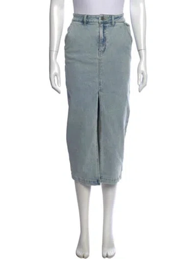 Pre-owned Generation Love Midi Length Skirt In Blue