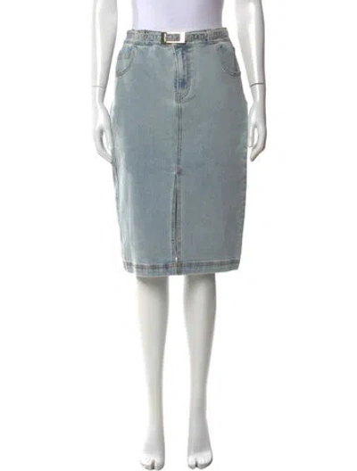 Pre-owned Generation Love Midi Length Skirt In Blue