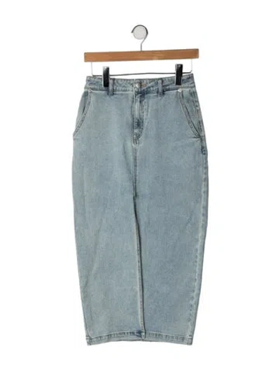 Pre-owned Generation Love Midi Length Skirt In Blue