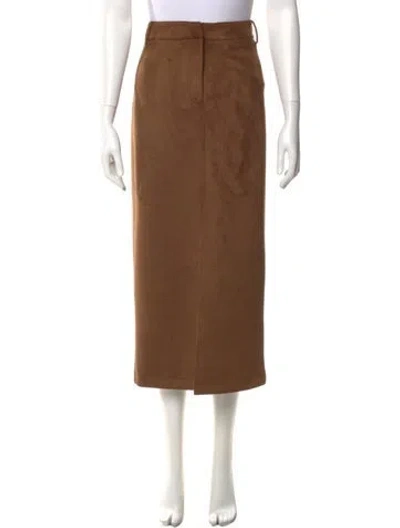 Pre-owned Generation Love Midi Length Skirt In Brown