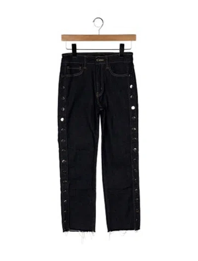 Pre-owned Generation Love Mid-rise Straight Leg Jeans In Blue